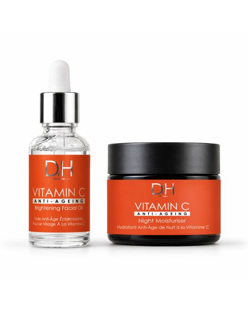 Duo Réparateur Nuit Éclat à la Vitamine C - 2 pièces