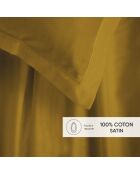 Taie d'oreiller satin de coton - Uni 1 baratta Jaune 02