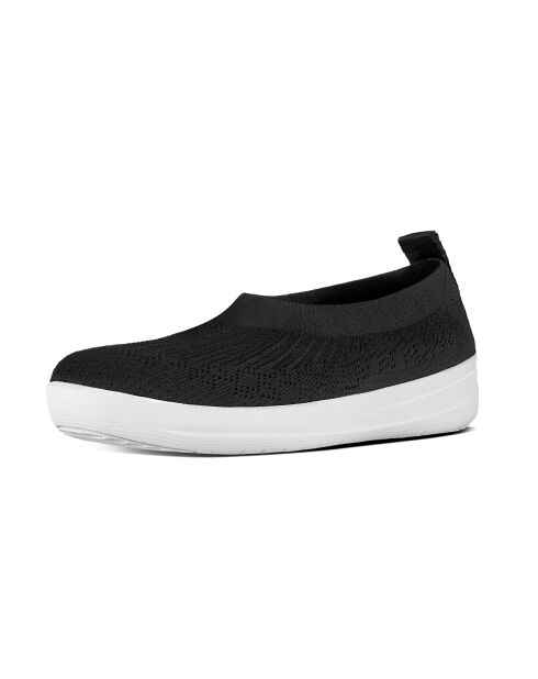 Ballerines en maille à enfiler noires