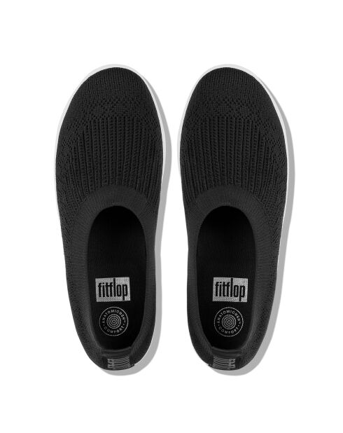 Ballerines en maille à enfiler noires