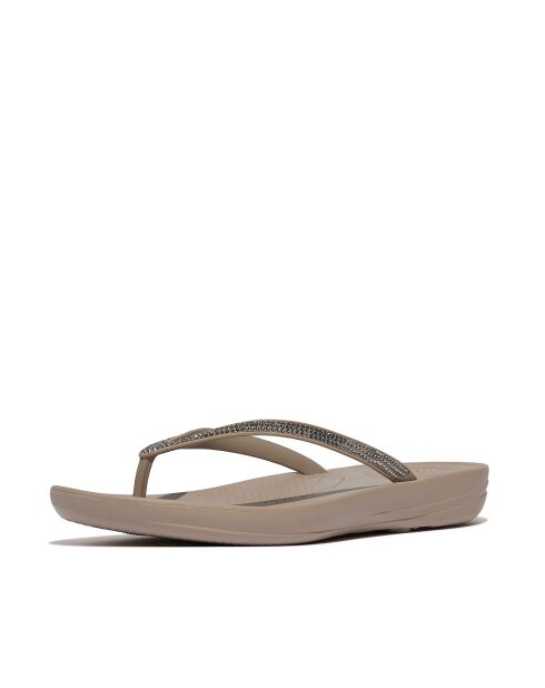 Tongs Iquishion Ombre Sparkle taupe/noir