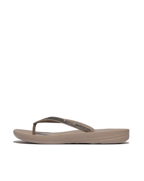 Tongs Iquishion Ombre Sparkle taupe/noir
