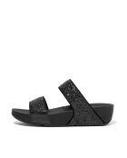 Mules Lulu pailletées noires