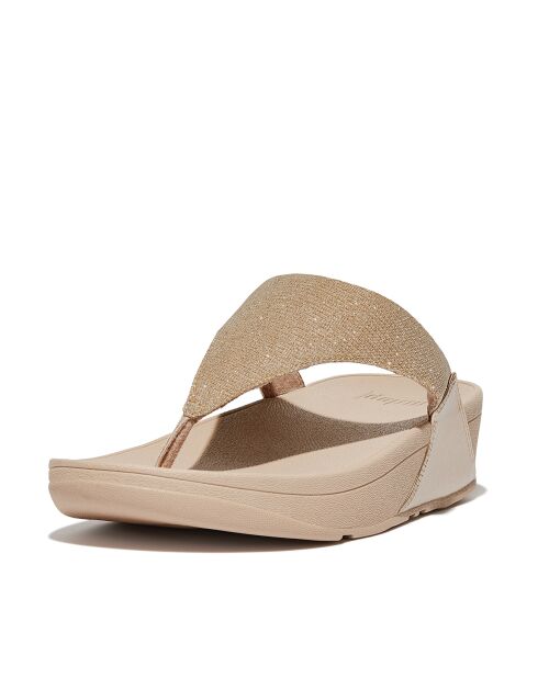 Tongs Toe-Post Lulu Shimmerlux beiges