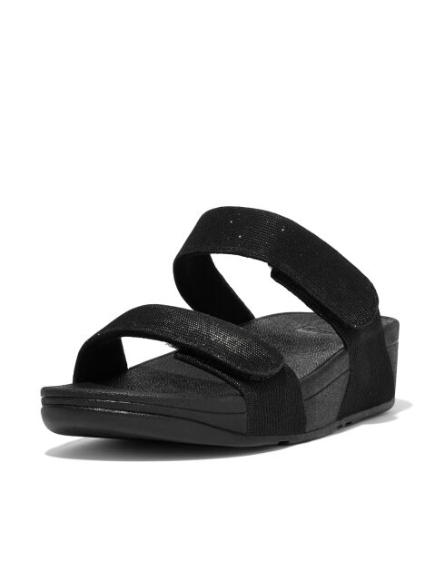 Mules Lulu réglables Shimmerlux noires