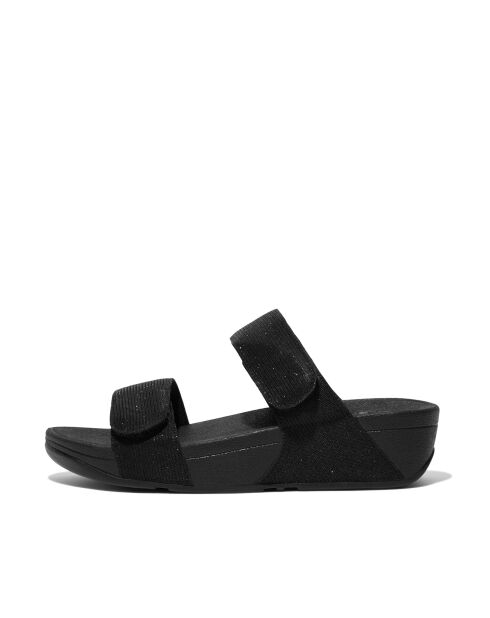 Mules Lulu réglables Shimmerlux noires