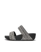 Mules Lulu Shimmerweave noires
