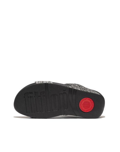 Mules Lulu Shimmerweave noires