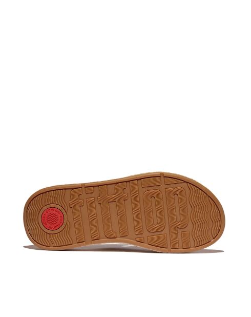 Mules F-Mode à plateforme en cuir noires