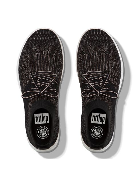 Baskets montantes à enfiler Uberknit noir / bronze