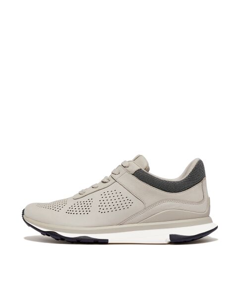 Baskets Vitamin FFX en nubuck gris argile / blanc