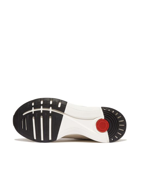 Baskets Vitamin FFX en nubuck gris argile / blanc