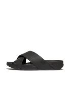 Mules en cuir grainé Surfer noires