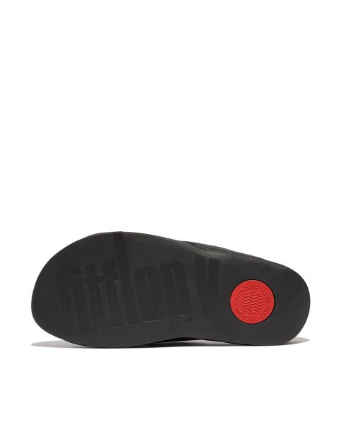Mules en cuir grainé Surfer noires