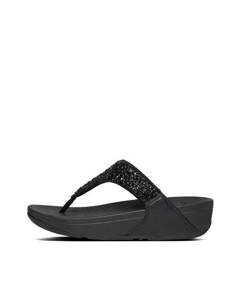 Tongs Lulu Shimmerfoil noires