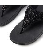 Tongs Lulu Shimmerfoil noires