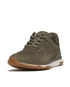 Baskets Vitamin FFX en nubuck olive foncé / crème