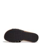 Mules en cuir à boucle réglable Iqushion noires