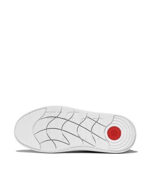 Sneakers en cuir à paillettes noires