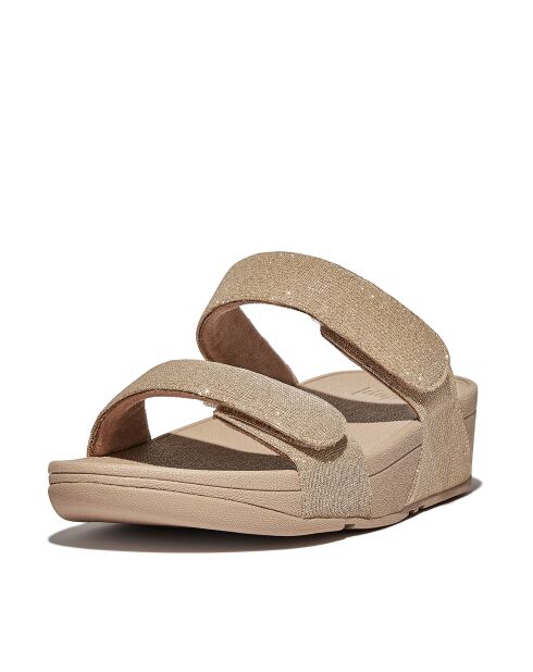 Mules Lulu réglables Shimmerlux beiges