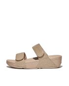 Mules Lulu réglables Shimmerlux beiges
