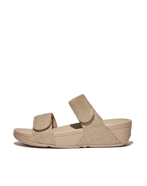 Mules Lulu réglables Shimmerlux beiges