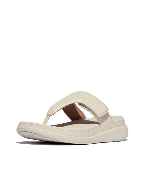 Tongs F-Mode Go réglables beige Paris