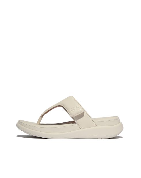 Tongs F-Mode Go réglables beige Paris