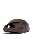 Mules en cuir grainé Surfer chocolat