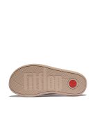 Mules en cuir rembourrées confort Iqushion D-Luxe beige