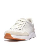 Sneakers en mélange de cuir Anatomiflex blanches
