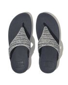 Tongs Lulu Shimmerweave Toe-Post bleu marine