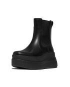 Chelsea boots en cuir F-Mode Stack noires