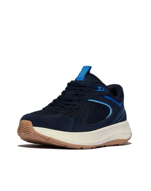 Baskets F-Mode Flow daim, mesh & cuir bleu nuit / bleu Bondi