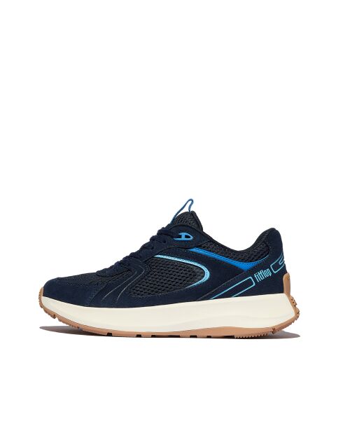 Baskets F-Mode Flow daim, mesh & cuir bleu nuit / bleu Bondi