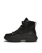Bottines Wylder à lacets en cuir noires