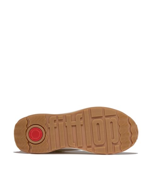 Sneakers effet moumoute F-Mode crème