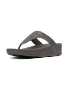 Tongs pailletées avec bride entredoigt Lottie noir et argenté