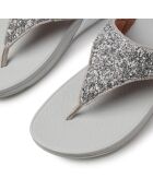 Tongs Lulu Shimmerfoil argentées