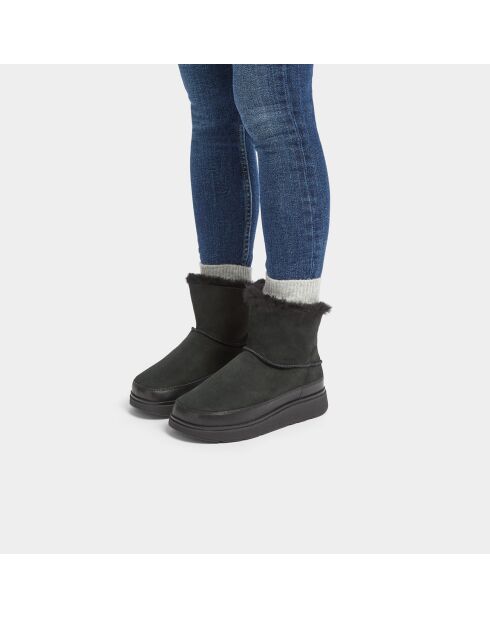 Bottes en peau lainée double face Gen-Ff Mini noires