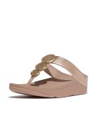 Tongs Halo Bead-Circle beige métallisé