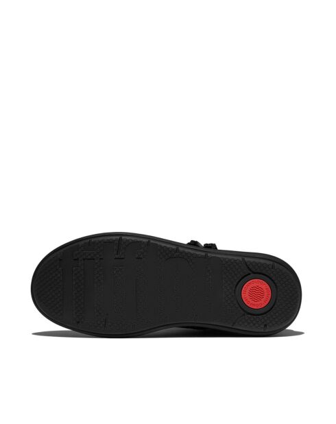 Demi-bottes en cuir IQ-Comff à pompon noires
