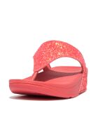 Tongs pailletées Lulu corail rosé