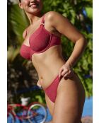 Haut de maillot de bain Reflet cerise