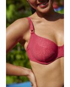 Haut de maillot de bain Reflet cerise