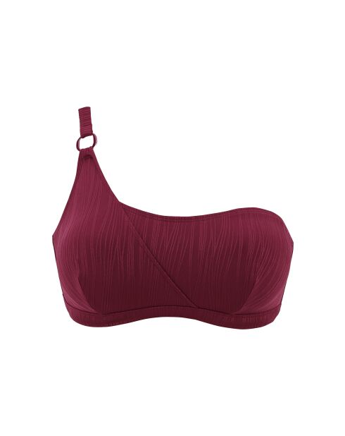 Haut de maillot de bain brassière sans armatures On Board rouge rhododendron