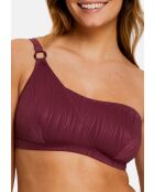 Haut de maillot de bain brassière sans armatures On Board rouge rhododendron