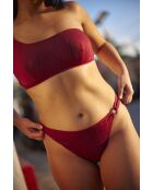 Haut de maillot de bain brassière sans armatures On Board rouge rhododendron