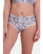 Shorty Complice imprimé paisley mûre & mandarine