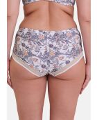 Shorty Complice imprimé paisley mûre & mandarine